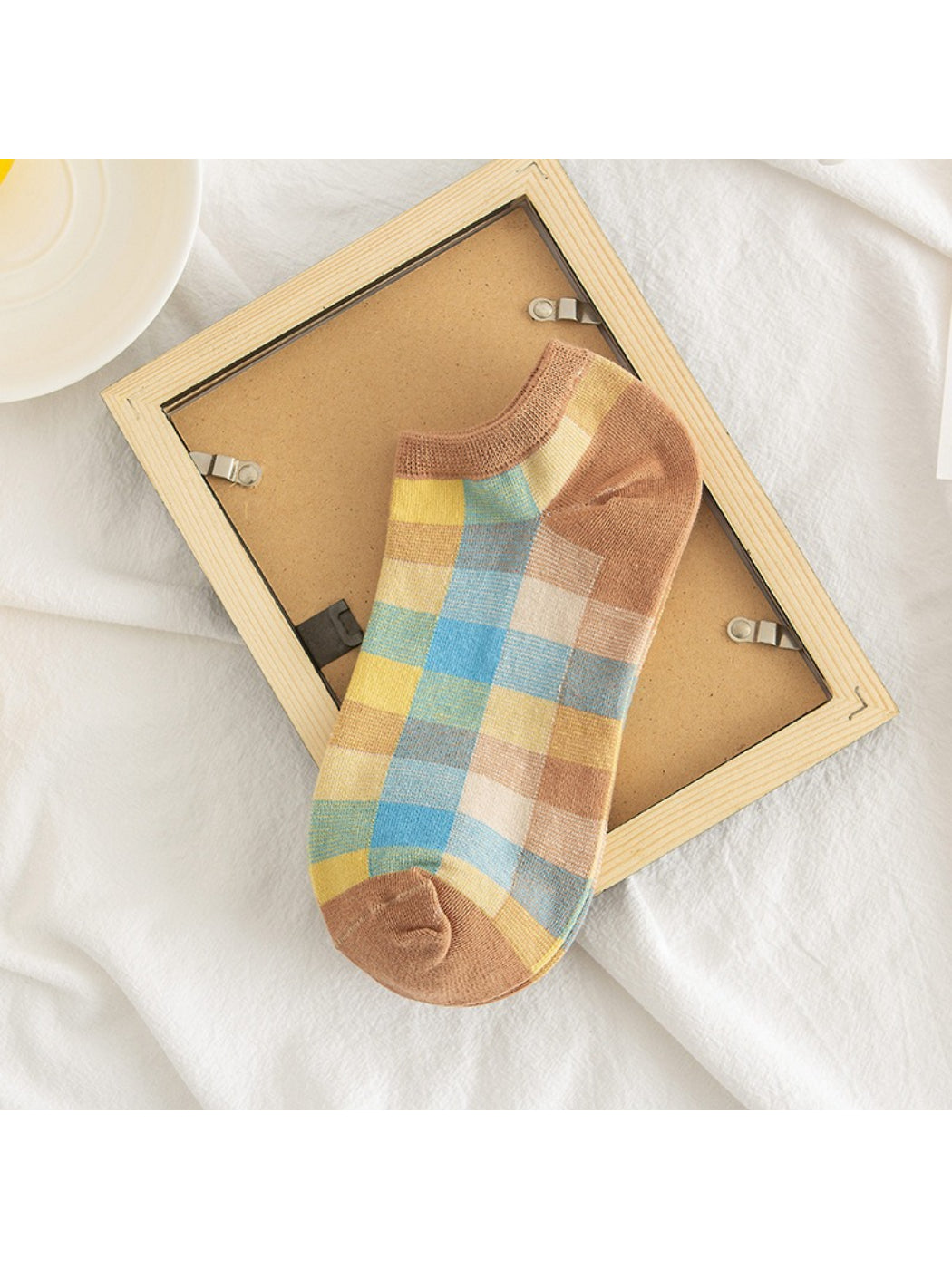 Rufia - Summer Plaid Ankle Socks