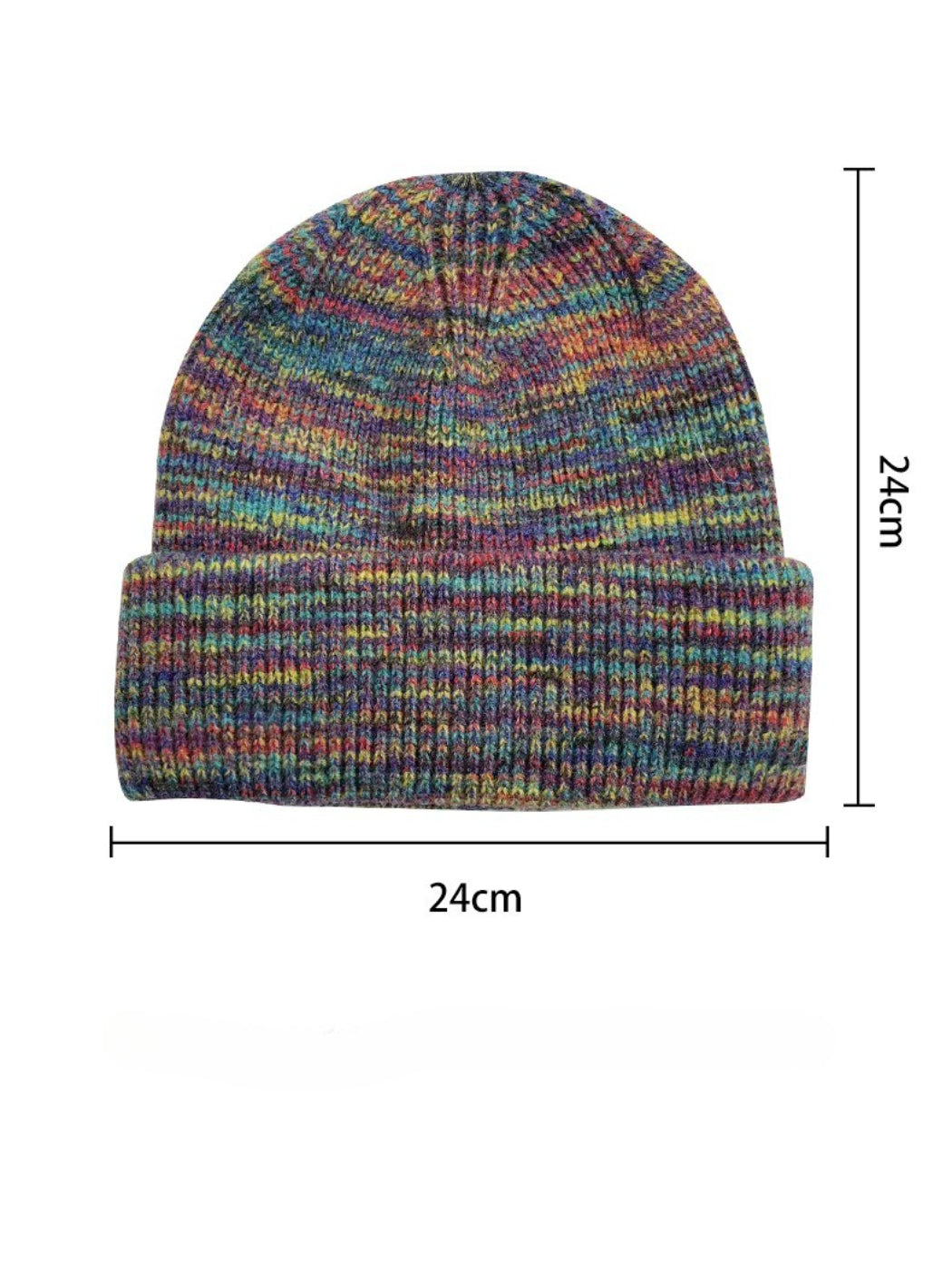 Haila - Soft Marled Foldover Knit Beanie