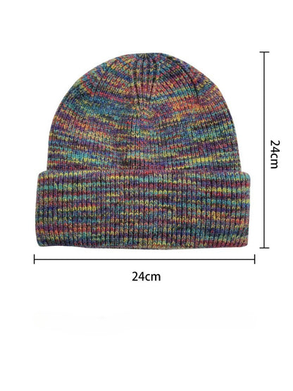 Haila - Soft Marled Foldover Knit Beanie
