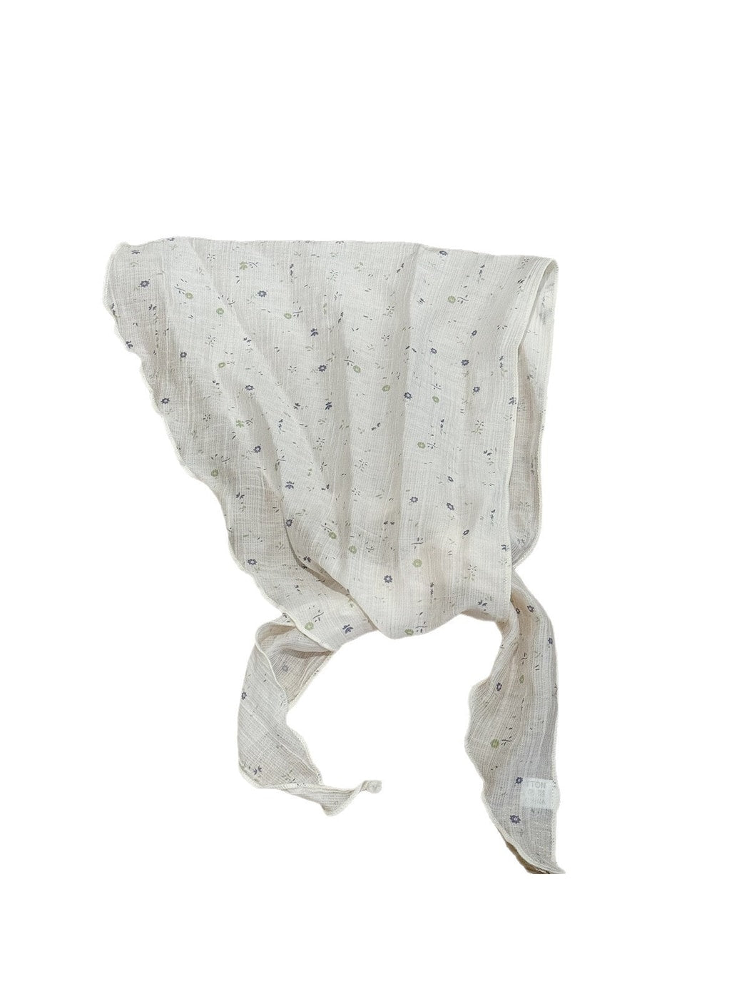 Scarvii - Small Floral Print Triangle Bandana