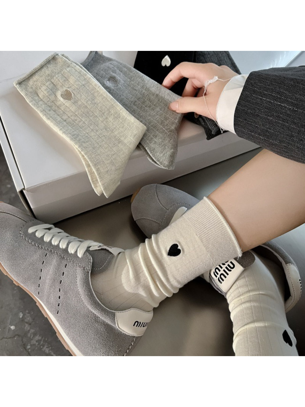 Rufia - Mini Heart Crew Socks product image 3