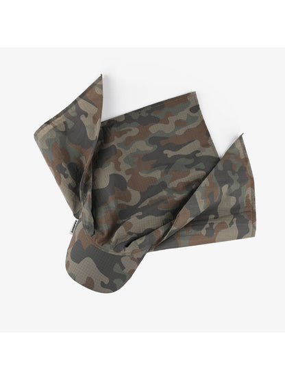 Haila - Camouflage Pattern Curved Brim Headscarf Cap