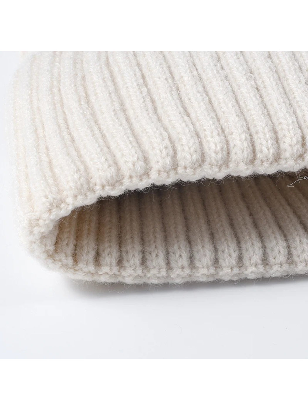 Haila - Cable-Knit Fleece-Lined Pom-Pom Beanie
