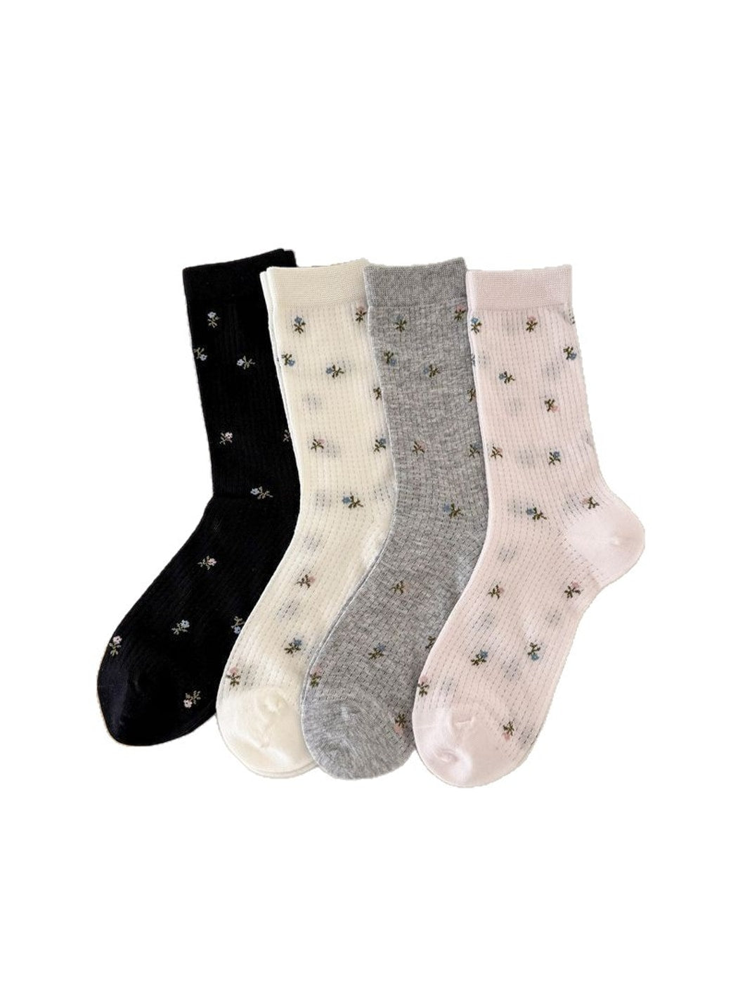 Rufia - Women's Floral Pattern Casual Socks