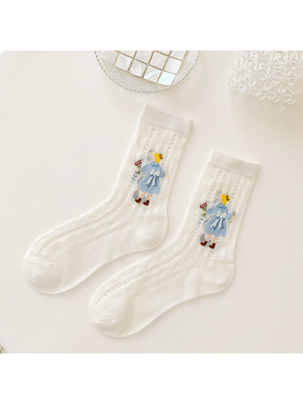Rufia - Storybook Girl Sheer Crew Socks product image 7
