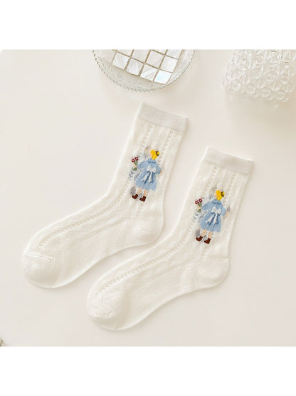 Rufia - Storybook Girl Sheer Crew Socks product image 7