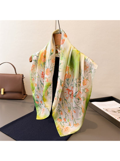 Scarvii - Soft Blush Rose Square Scarf