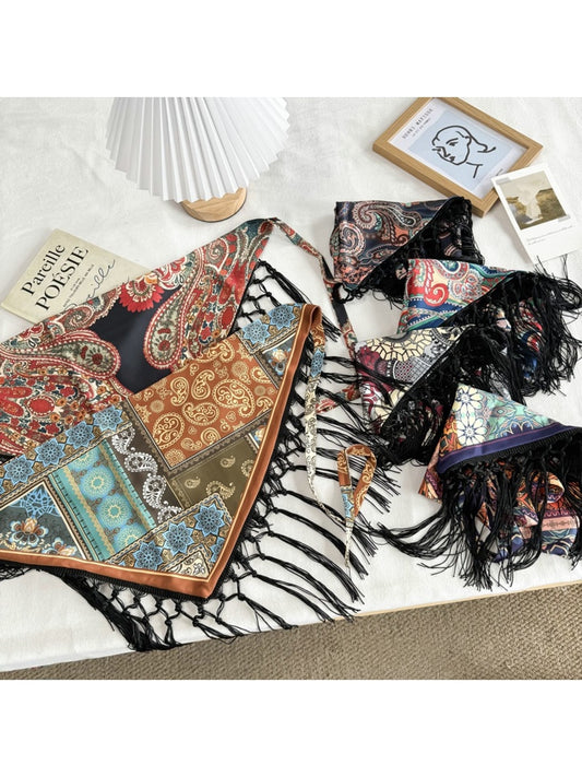 Scarvii - Chic Fringed Fashion Triangle Bandana