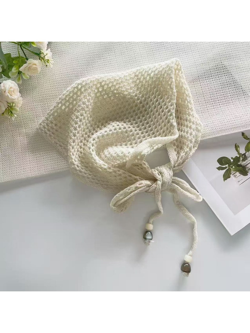 Scarvii - Hollow Out Mesh Triangle Headband