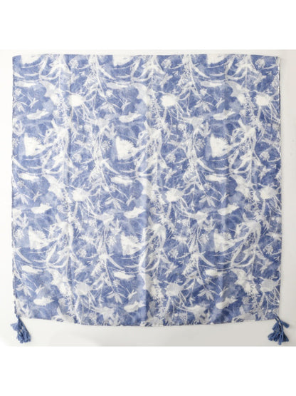 Scarvii - Vintage Floral Print Scarf - Soft & Fresh