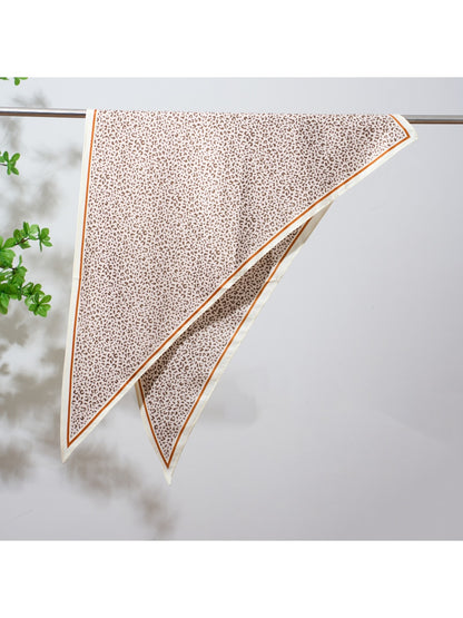 Scarvii - Edgy Leopard Print Triangle Bandana