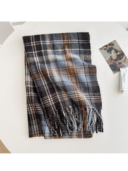 Scarvii - Plaid Winter Scarf Shawl for Women