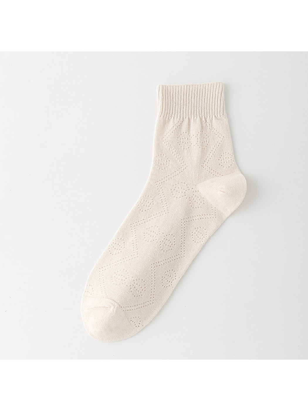 Rufia - Ribbed Cuff Fresh Openwork Socks
