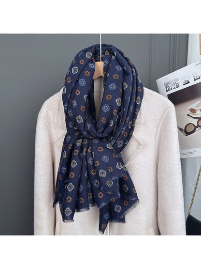 Scarvii - Vintage Geometric Pattern Scarf