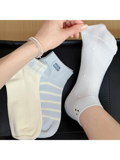 Rufia - Fresh Pattern Casual Ankle Socks