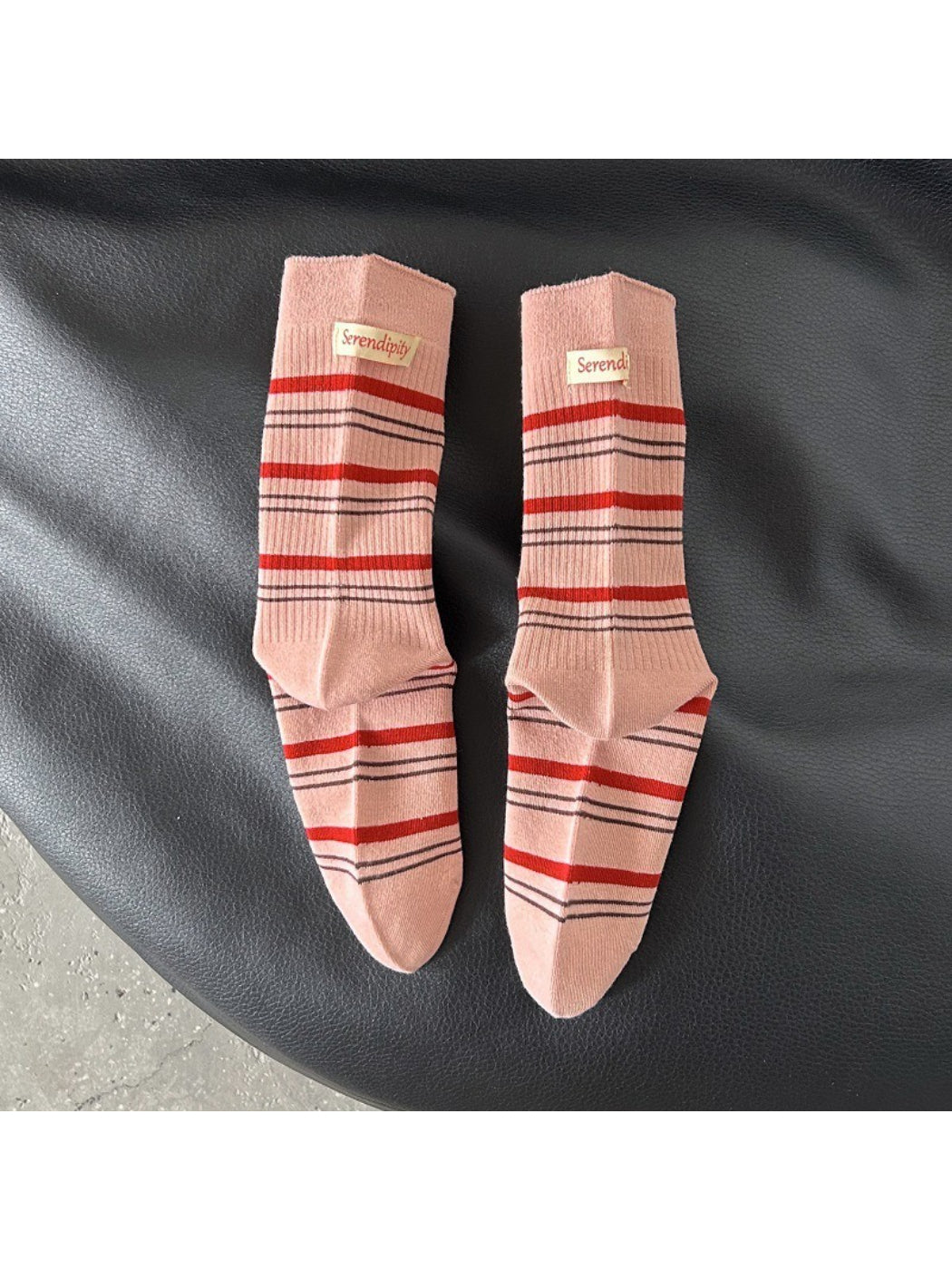 Rufia - Classic School Stripe Crew Socks