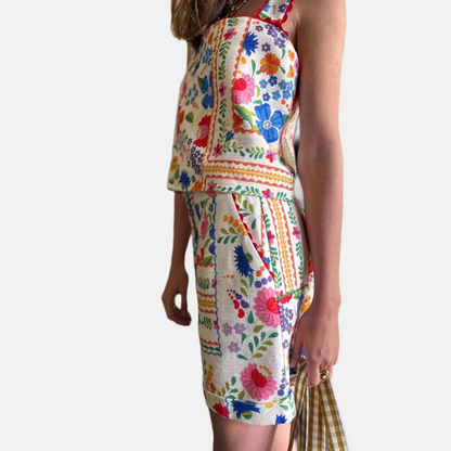 Troposa - Floral Print Tank and Shorts Set – Chic & Comfortable