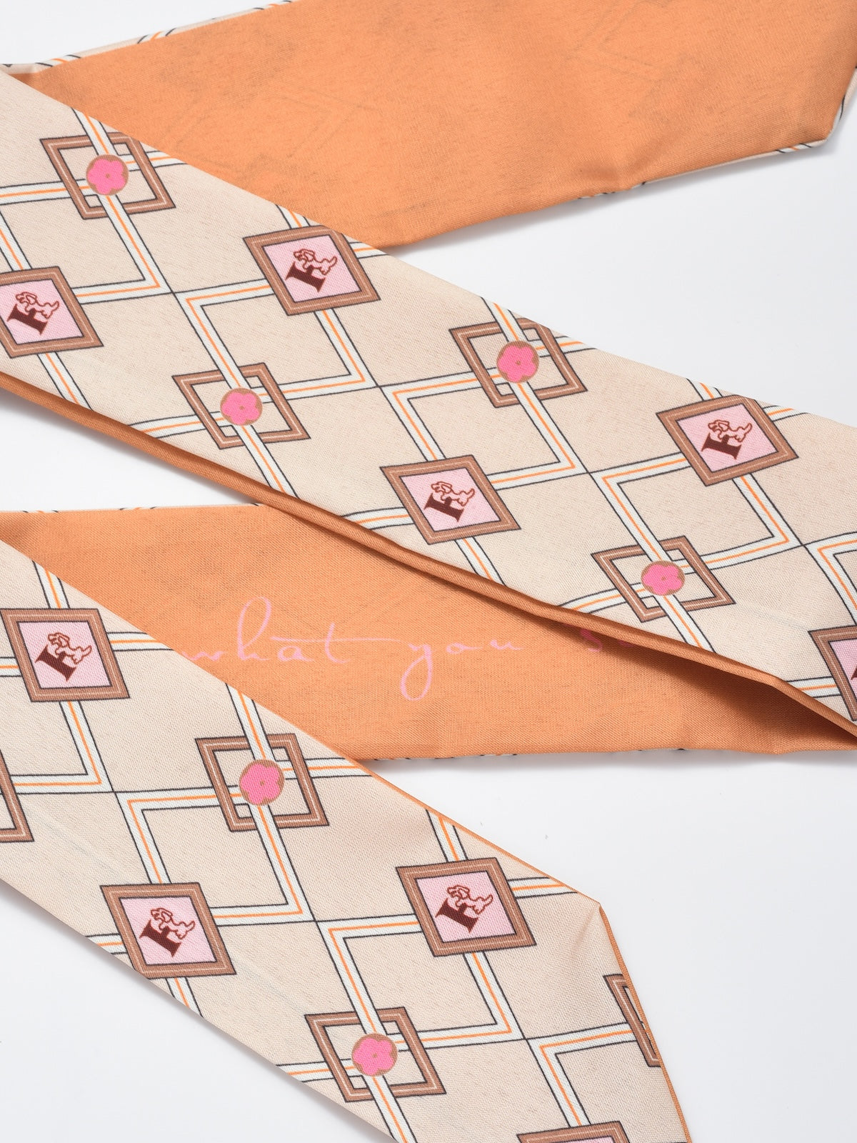 Scarvii - Classic Floral Skinny Scarf