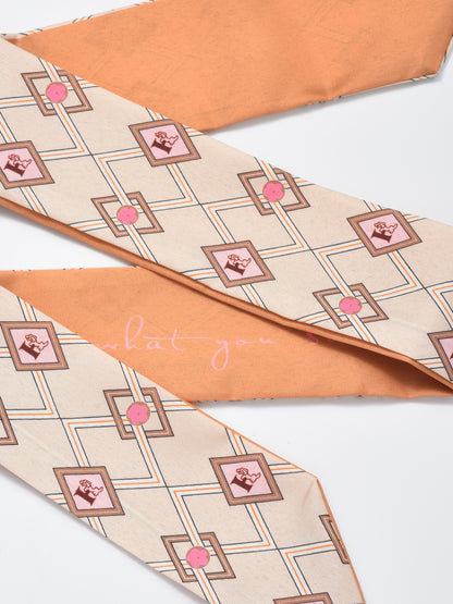 Scarvii - Classic Floral Skinny Scarf