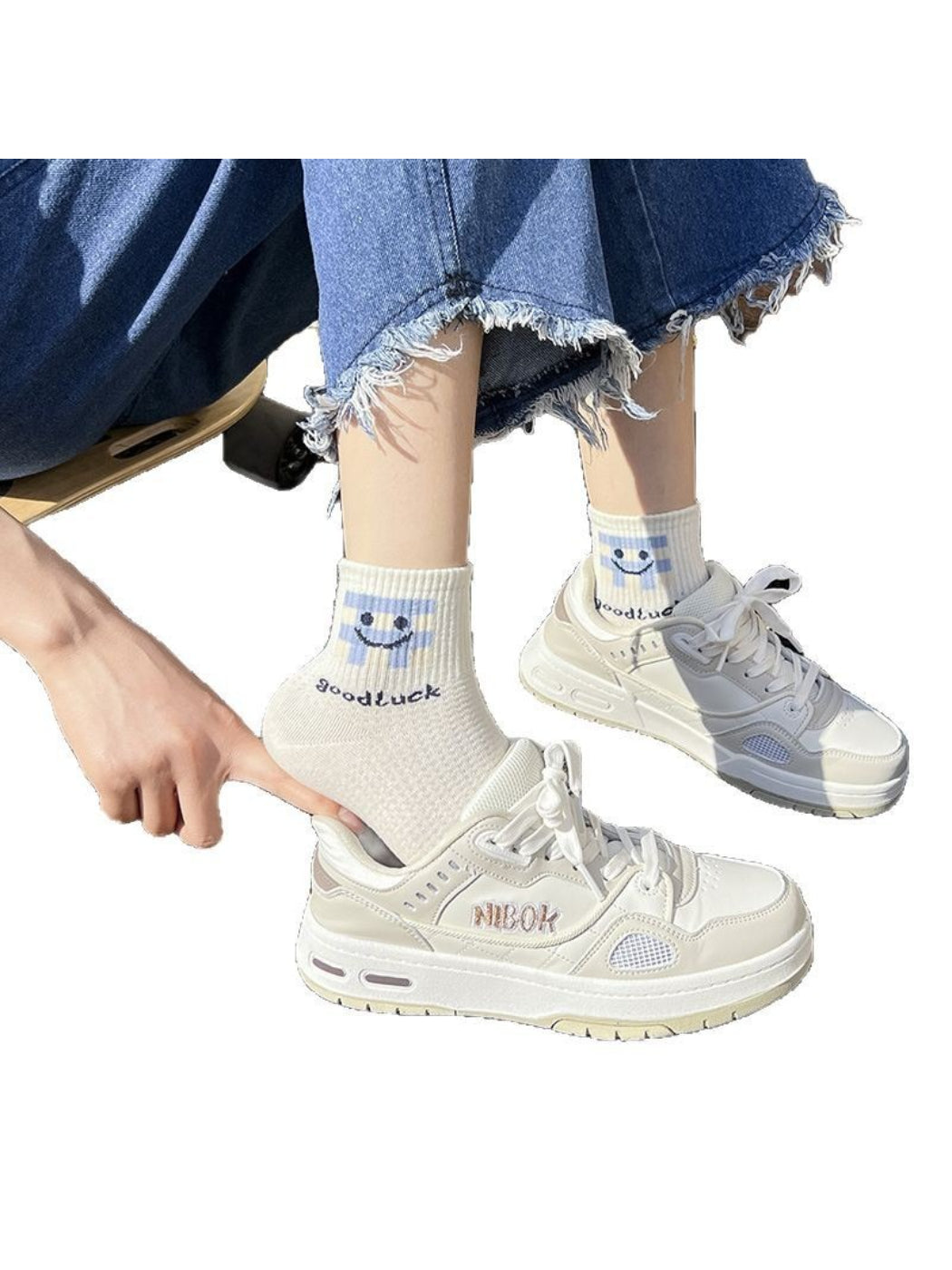 Rufia - Smiley Graphic Ankle Socks product image 3