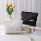 Cosbai - Geometric Print Handheld Makeup Bag