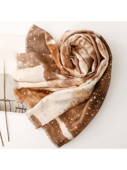 Scarvii - Abstract Wash Texture Soft Scarf