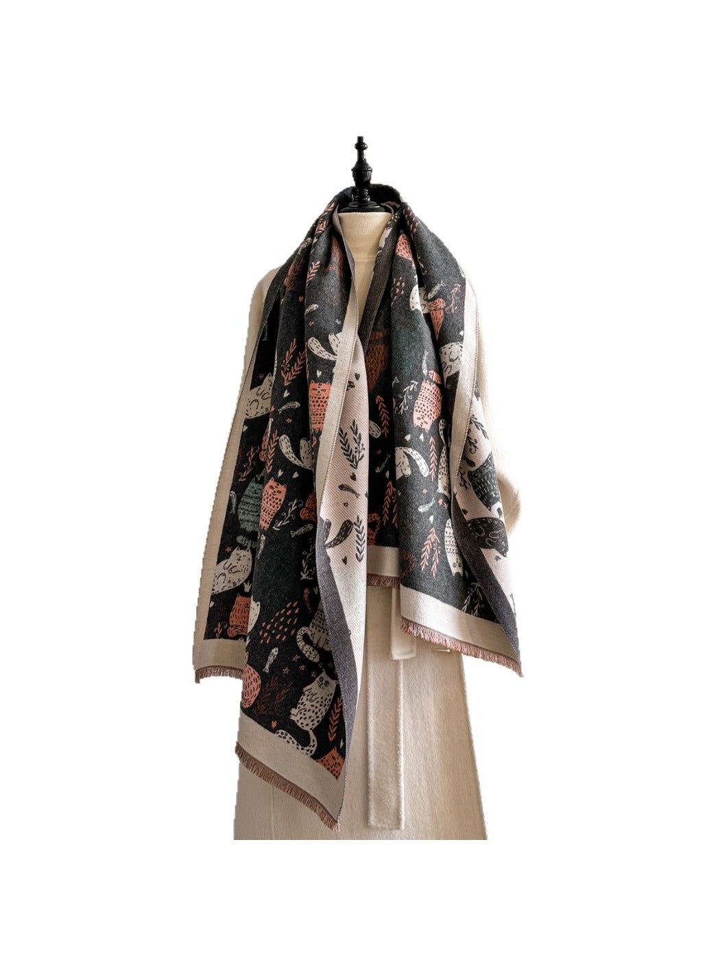 Scarvii - Cozy Winter Artistic Pattern Scarf