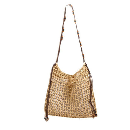 Cosbai - Boho Square Fringe Chic Simple Bag