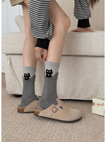 Rufia - Double Wear Socks with Cute Animals Patterns for Women