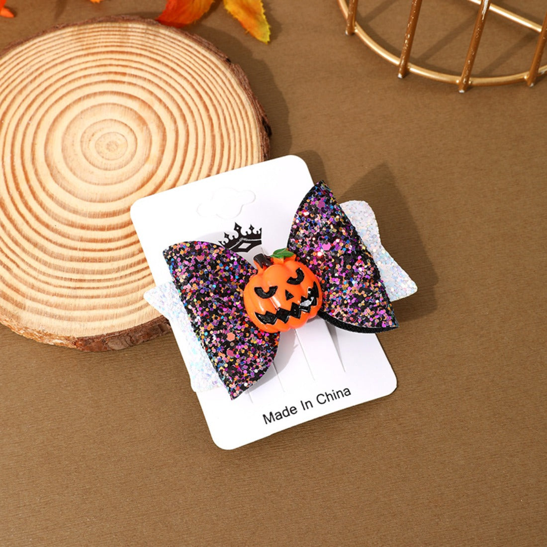 Hallo - Halloween Resin Spider and Bat Hair Clip