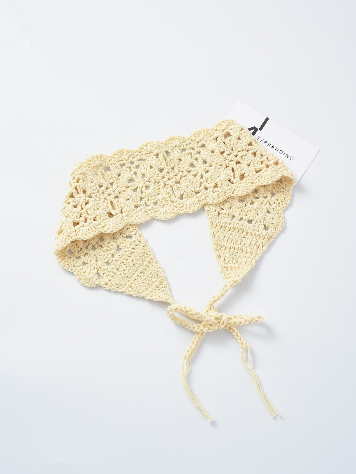 Scarvii- Crochet Tie-Back Headband