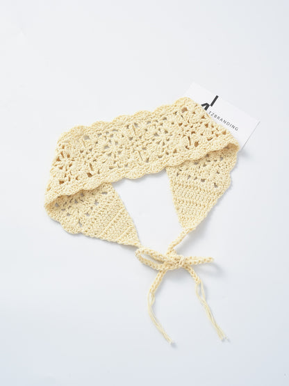 Scarvii- Crochet Tie-Back Headband