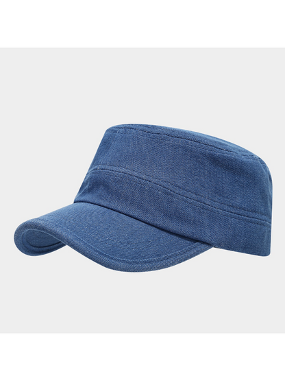 Haila - Flat Top Curved Brim Cadet Cap