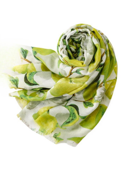 Scarvii - Lemon Butterfly Lightweight Wrap Scarf
