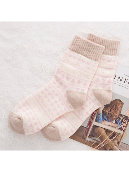 Rufia - Mixed Pattern Knit Crew Socks product image 7