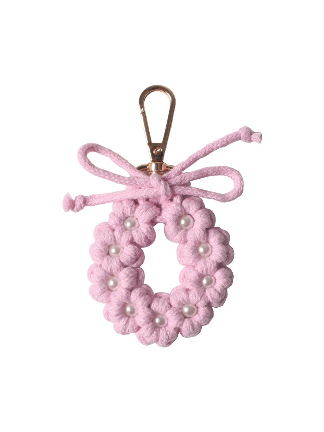 Koco Pastel Floral Wreath Keychain for gift accessory