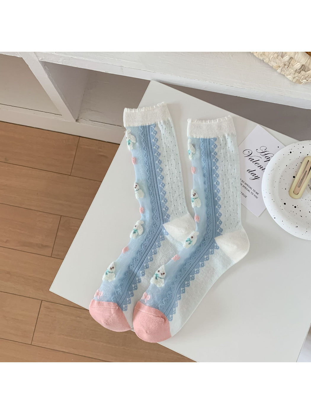 Rufia - Dreamy Bunny Sheer Socks product image 5