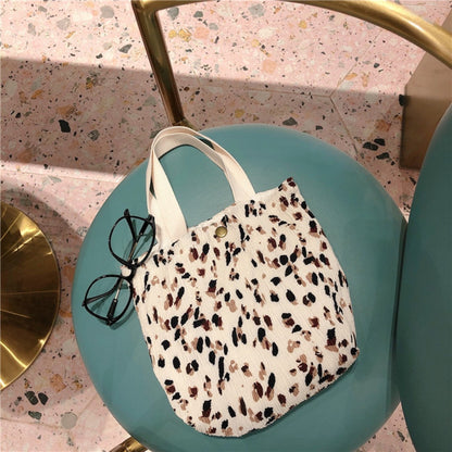 Cosbai - Floral, Geometric, Dots Cute Small Fabric Bag