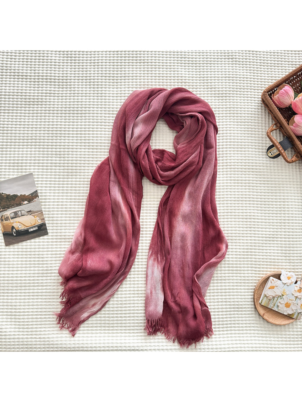 Scarvii - Ombre Fringe Long Scarf