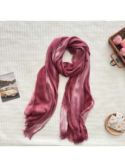 Scarvii - Ombre Fringe Long Scarf