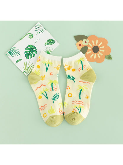 Rufia - Playful Illustrated Pattern Crew Socks product image 6