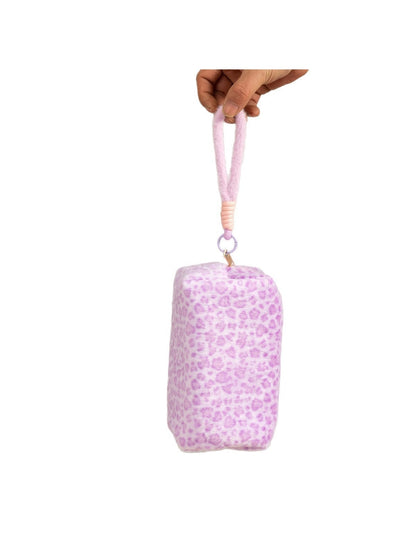 Cosbai - Colorful Leopard Print Cosmetic Organizer Bag