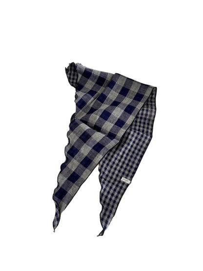 Scarvii - Gingham Check Ruffle Edge Scarf