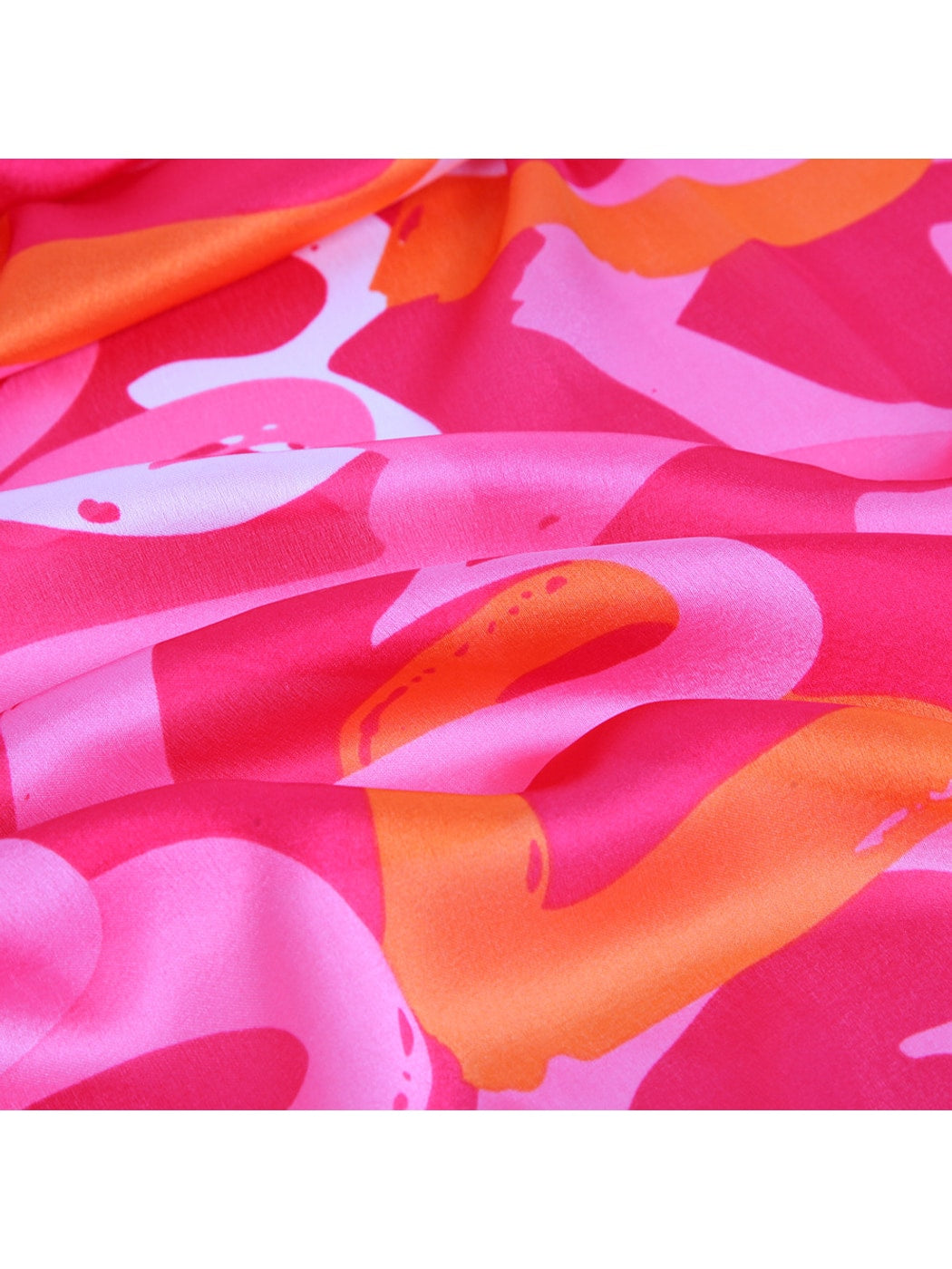 Scarvii - Abstract Watercolor Heart Print Scarf