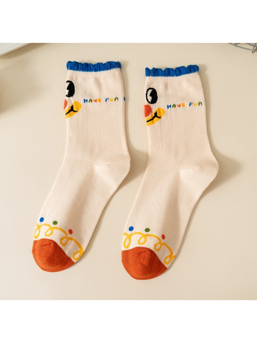 Rufia - Happy Doodle Crew Socks