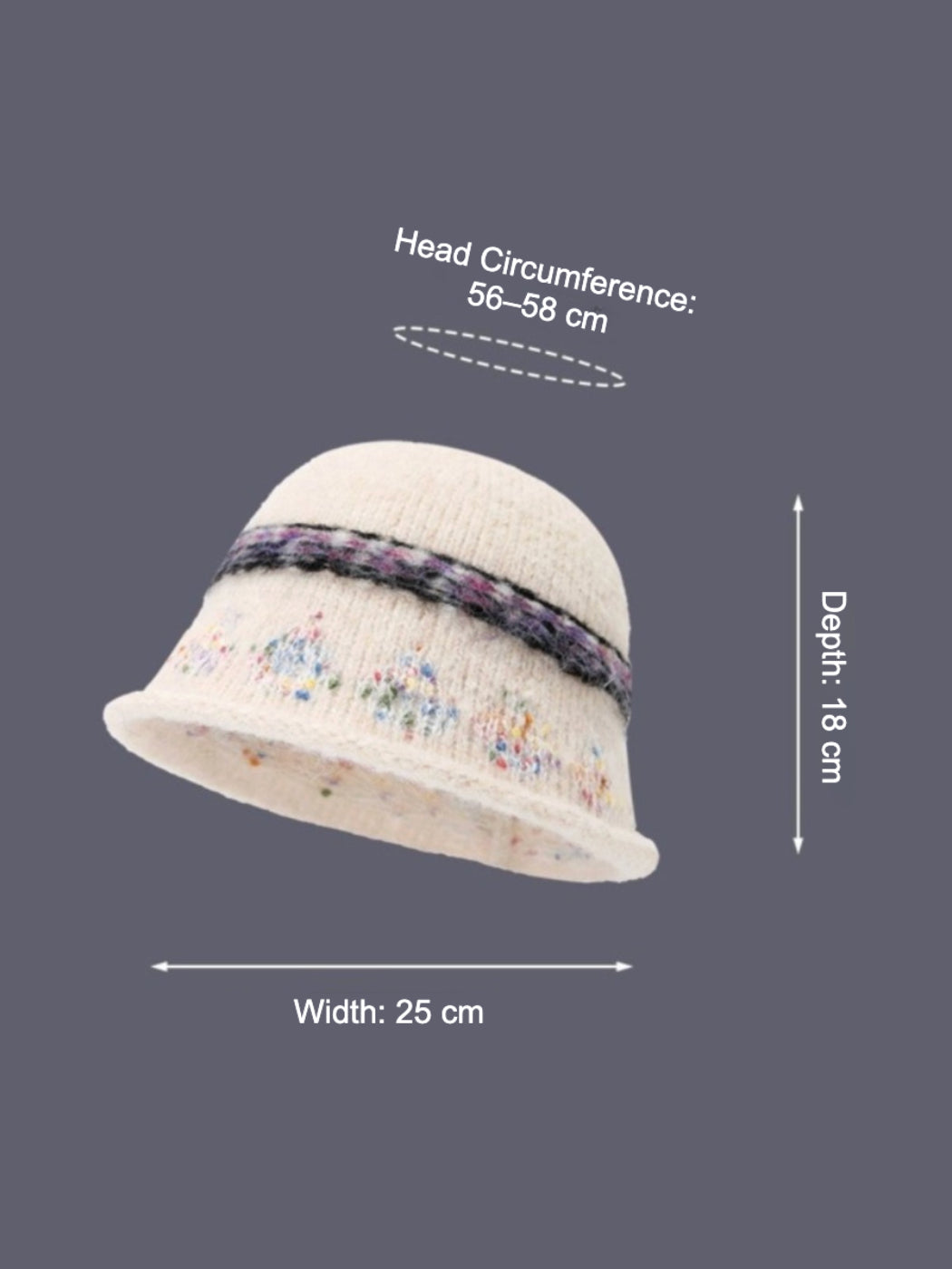 Haila - Winter Soft Bucket Hat for Women