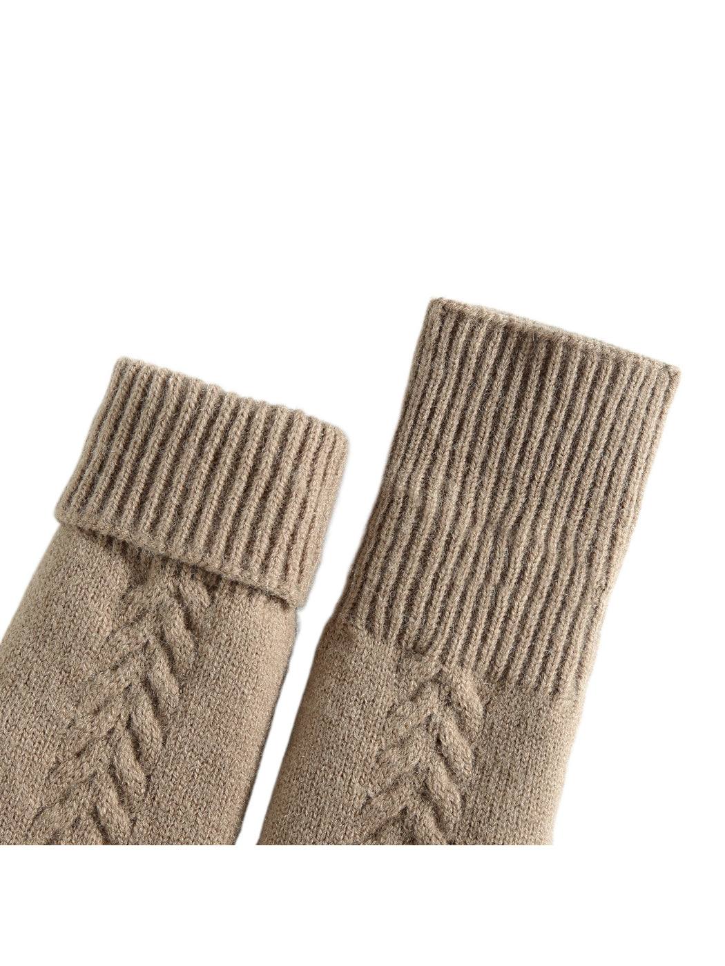 Gloving - Cable Knit Winter Mittens