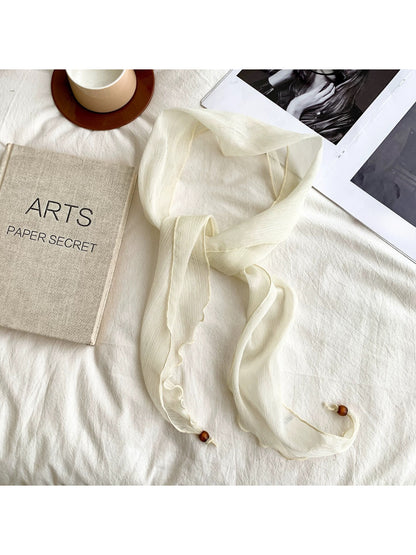 Scarvii Solid Color Skinny Scarf product image