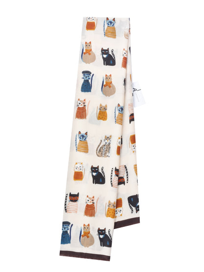 Scarvii - Cute Cartoon Cat Pattern Scarf