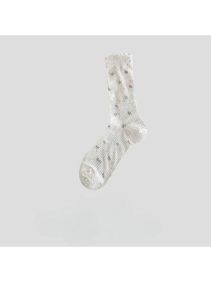 Rufia - Vintage Mini Floral Knit Crew Socks product image 3